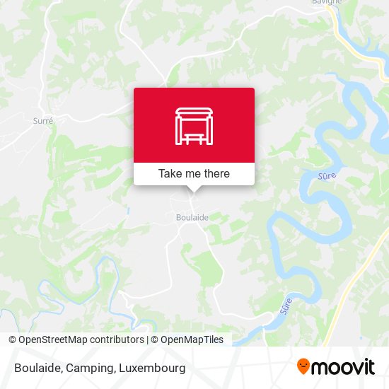 Boulaide, Camping map