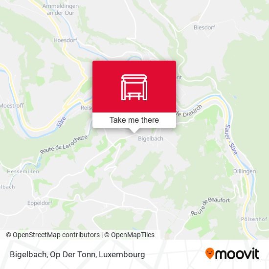 Bigelbach, Op Der Tonn map