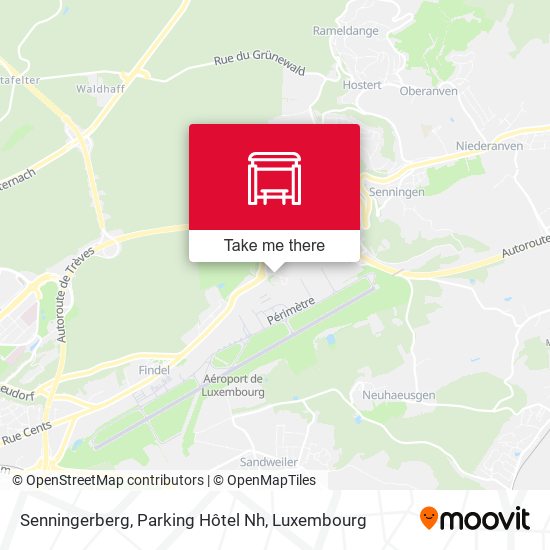 Senningerberg, Parking Hôtel Nh map