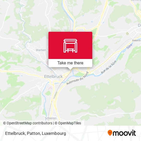 Ettelbruck, Patton map