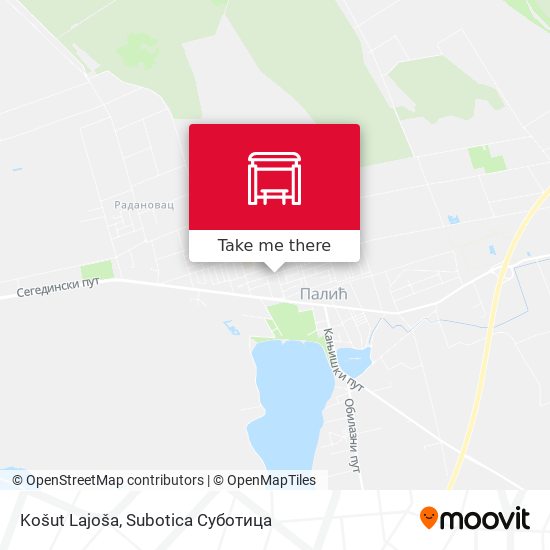 Košut Lajoša map