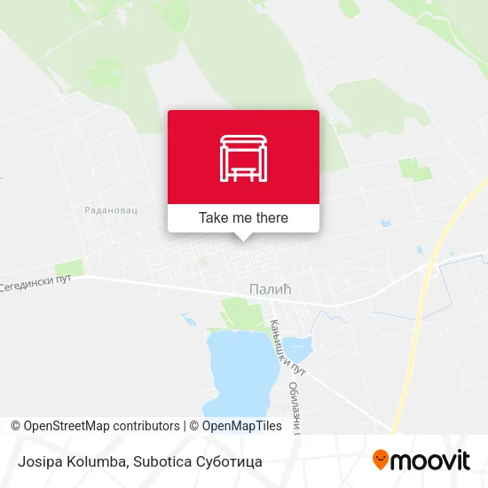 Josipa Kolumba map
