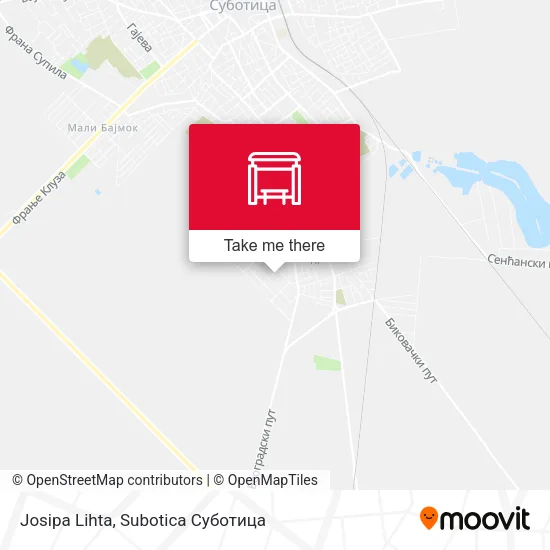 Josipa Lihta map
