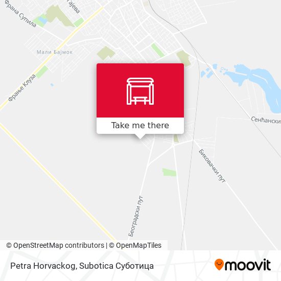 Petra Horvackog map