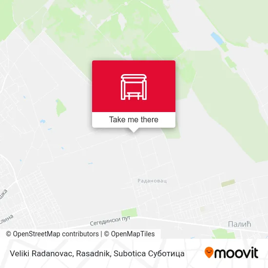 Veliki Radanovac, Rasadnik map