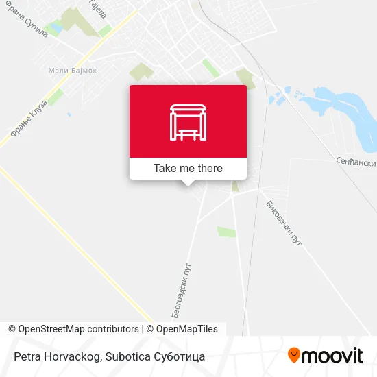 Petra Horvackog map