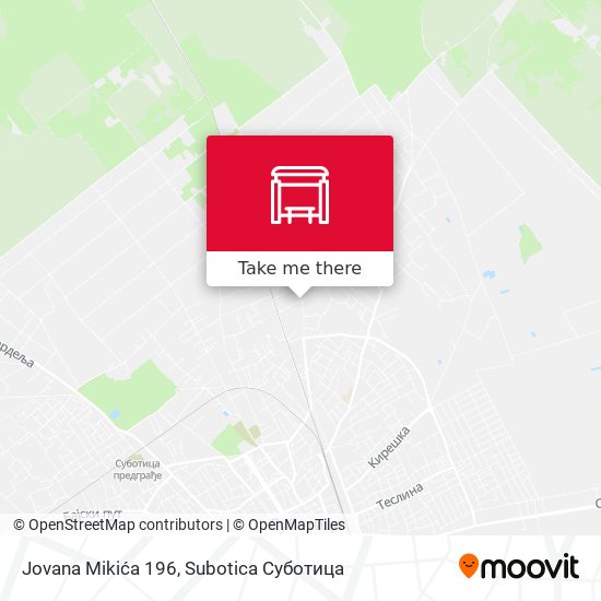 Jovana Mikića 196 map