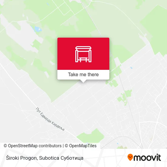 Široki Progon map
