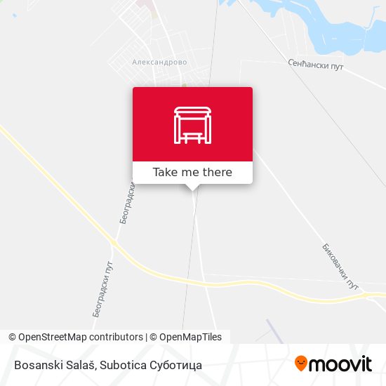 Bosanski Salaš map