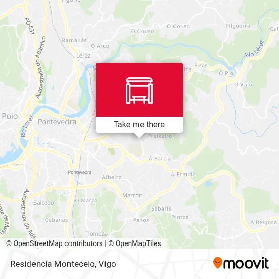 Residencia Montecelo map