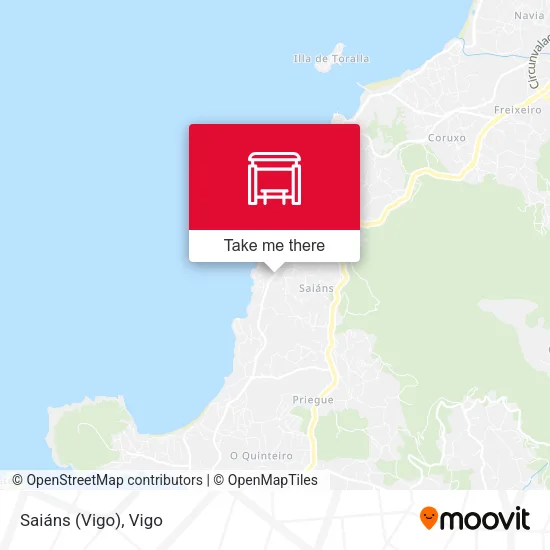 Saiáns (Vigo) map