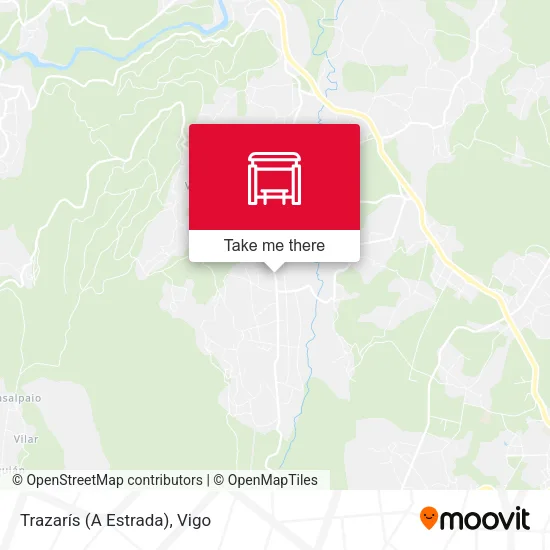 Trazarís (A Estrada) map