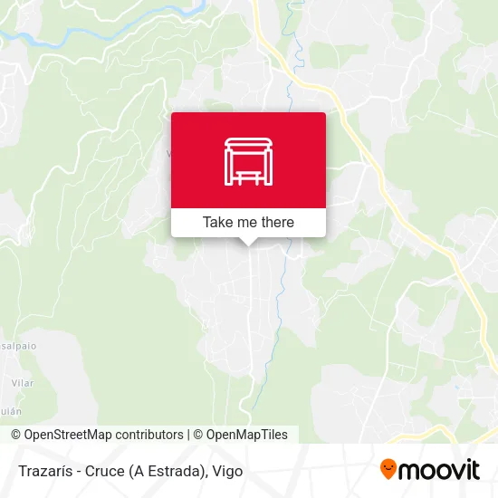 Trazarís - Cruce (A Estrada) map