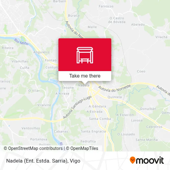 Nadela (Ent. Estda. Sarria) map