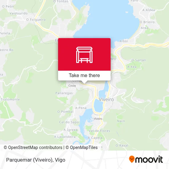 Parquemar (Viveiro) map
