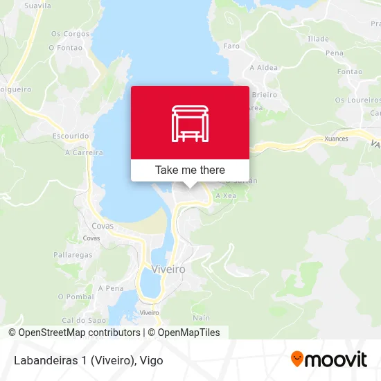 Labandeiras 1 (Viveiro) map