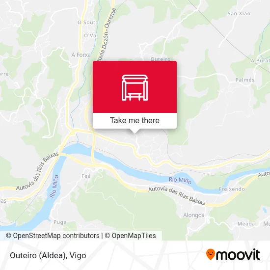 Outeiro (Aldea) map