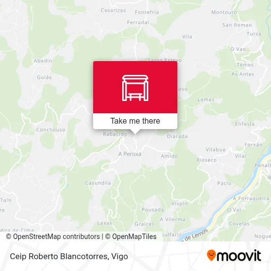 Ceip Roberto Blancotorres map