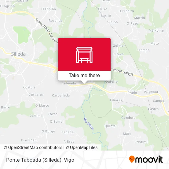 Ponte Taboada (Silleda) map