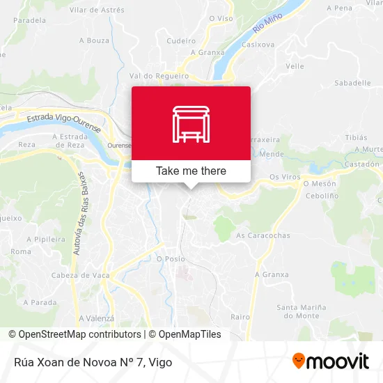 Rúa Xoan de Novoa Nº 7 map