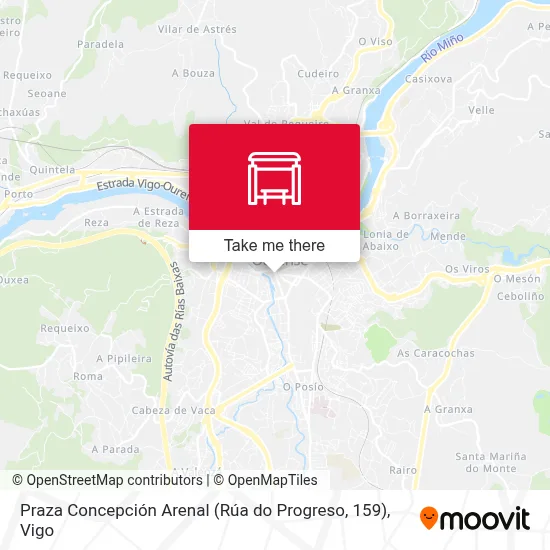 Praza Concepción Arenal (Rúa do Progreso, 159) map