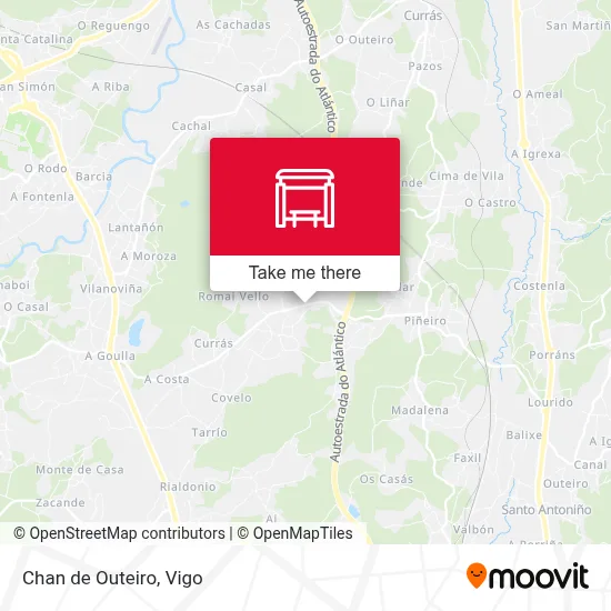 Chan de Outeiro map