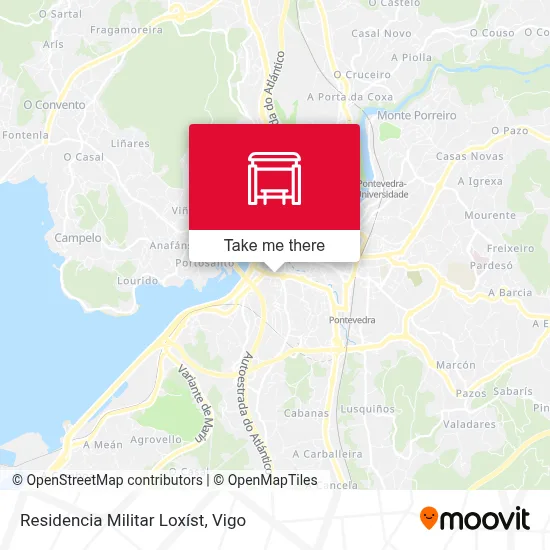 Residencia Militar Loxíst map