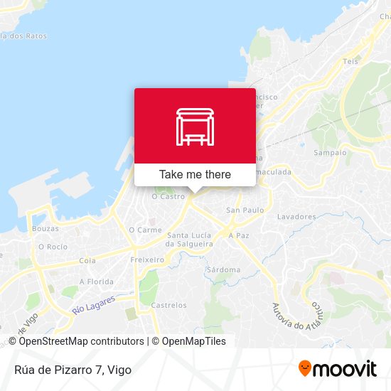 Rúa de Pizarro 7 map