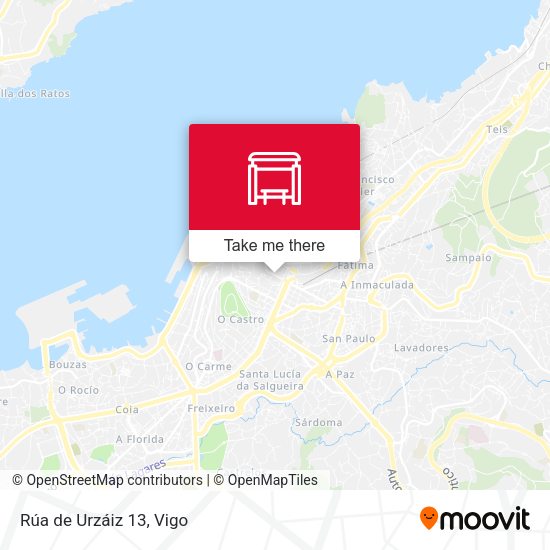 Rúa de Urzáiz 13 map