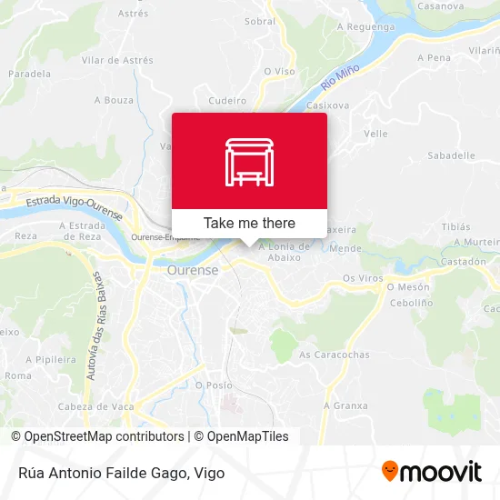 Rúa Antonio Failde Gago map