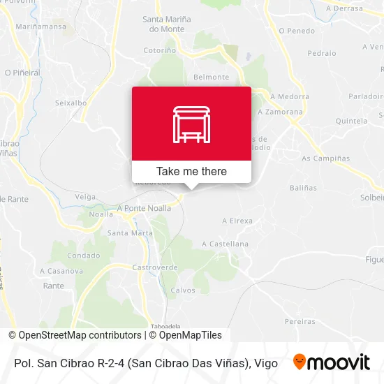 Pol. San Cibrao R-2-4 (San Cibrao Das Viñas) map