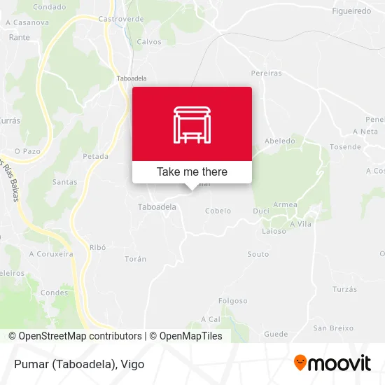 Pumar (Taboadela) map
