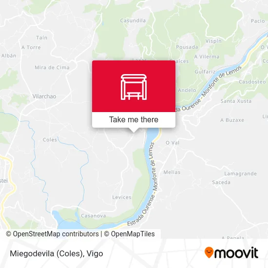 Miegodevila (Coles) map