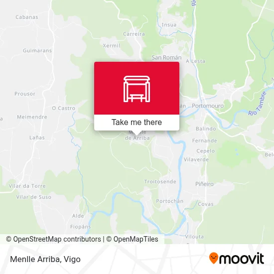 Menlle Arriba map