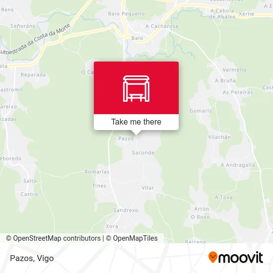 Pazos map