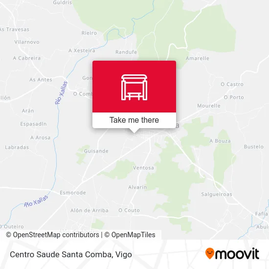 Centro Saude Santa Comba map