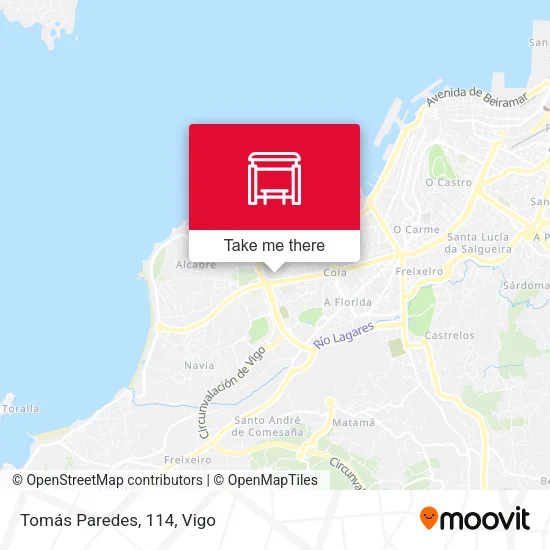 Tomás Paredes, 114 map