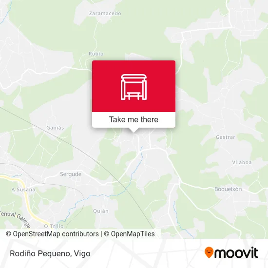 Rodiño Pequeno map