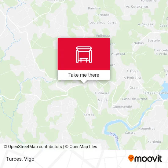 Turces map