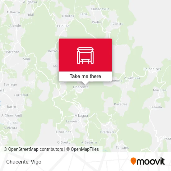 mapa Chacente