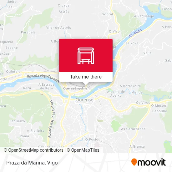 Praza da Marina map