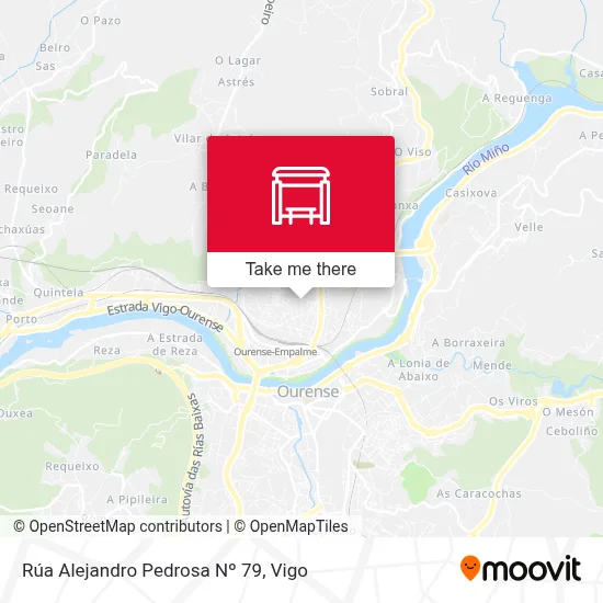 mapa Rúa Alejandro Pedrosa Nº 79