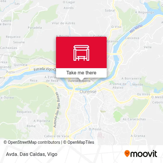 Avda. Das Caldas map