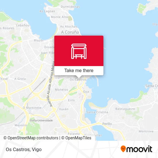 Os Castros map