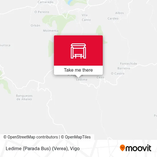 Ledime (Parada Bus) (Verea) map