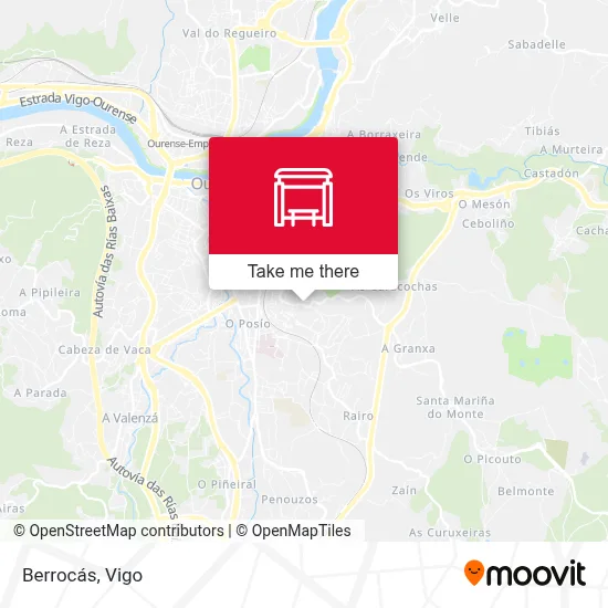 Berrocás map