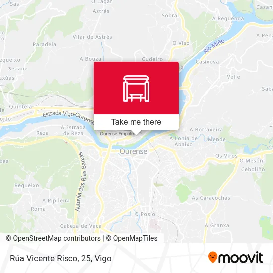 Rúa Vicente Risco, 25 map