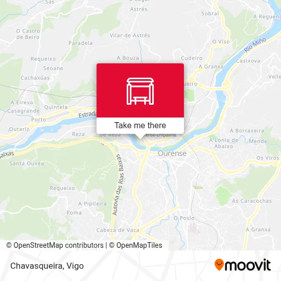 Chavasqueira map