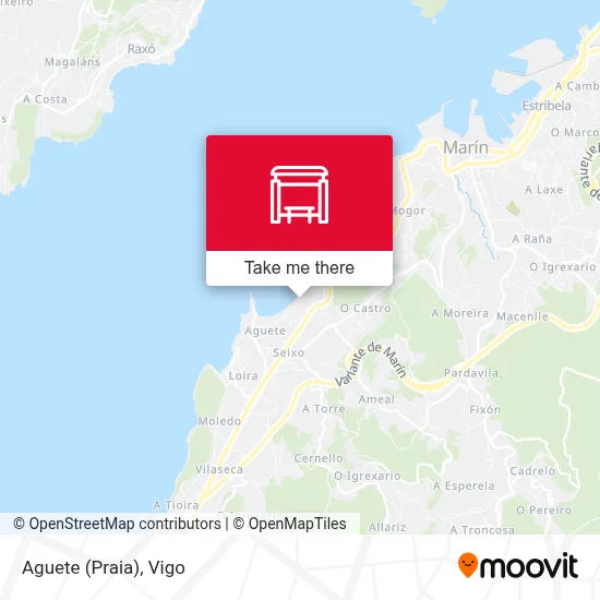 Aguete (Praia) map