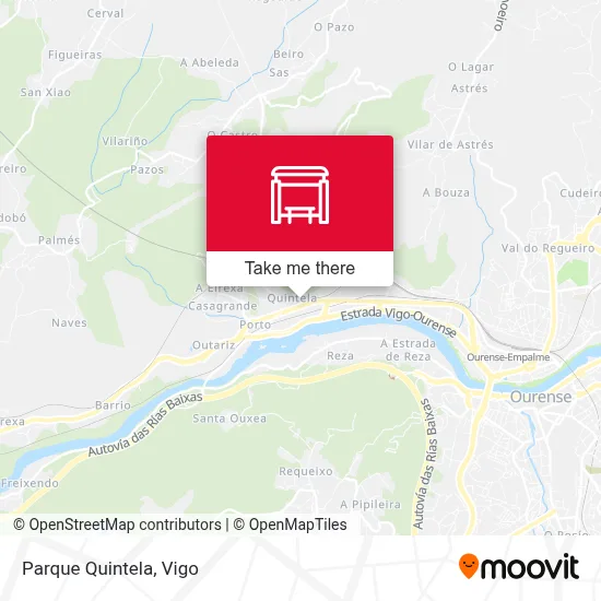 Parque Quintela map